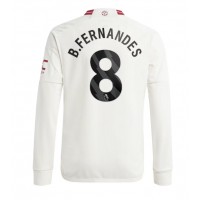 Manchester United Bruno Fernandes #8 Kolmaspaita 2023-24 Pitkähihainen